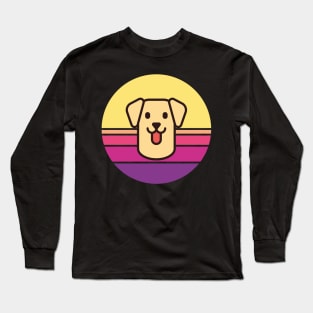 Sunset Walk with my Labrador Retriever Long Sleeve T-Shirt